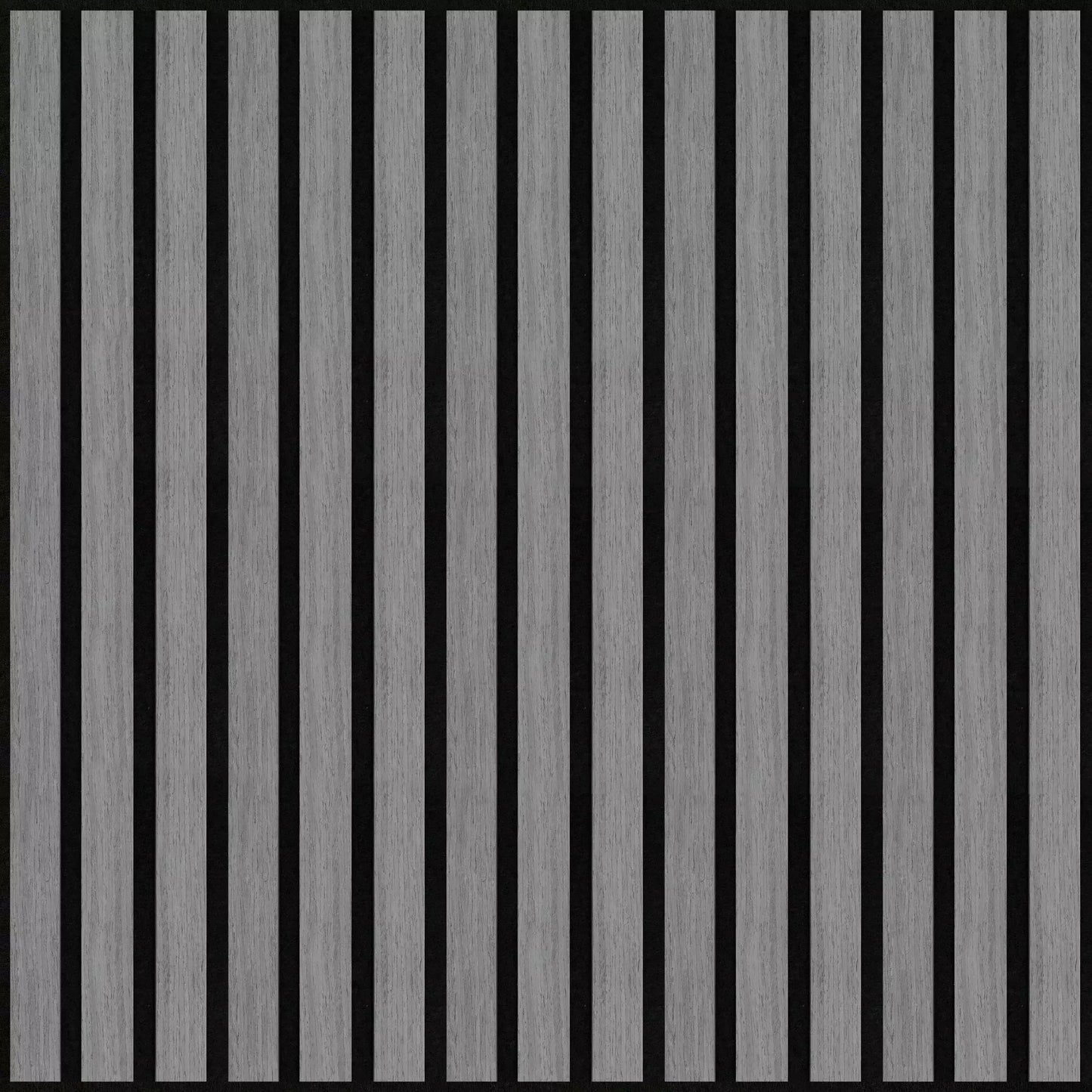 Pack of 4 Square Wood Acoustic Wall Panels 600mm x 600mm With 1x Free Adhesive