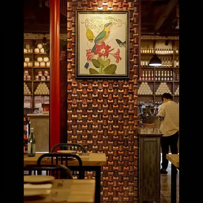 Solid Wood 3D Mosaic Panel Premium ✅(30 x 30 cm)